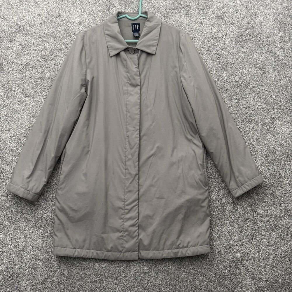 Vintage Gap Car Coat Mens Large Lightweight Insulated Minimalist 90s Y2K Classic
